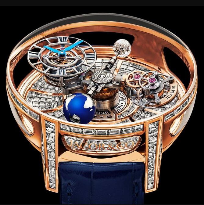 Review Jacob & Co ASTRONOMIA TOURBILLON FIVE MINUTE AT810.40.BD.BD.A Replica watch